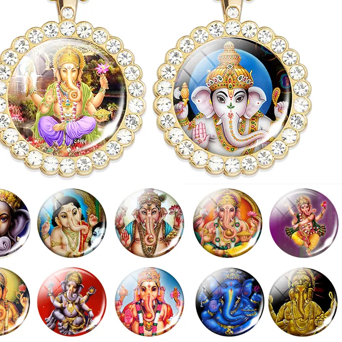 Authentic The Remover Of Obstacles Golden Ganesha Sacred Amulet