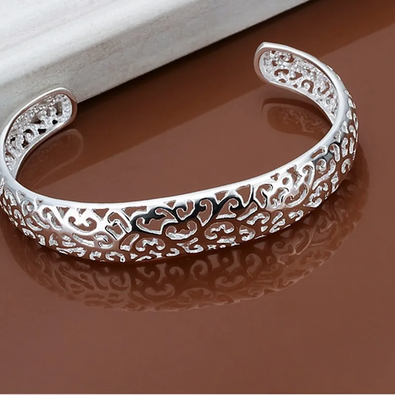 Authentic The Celestial Orbit: 925 Sterling Silver Sacred Circle Bangle
