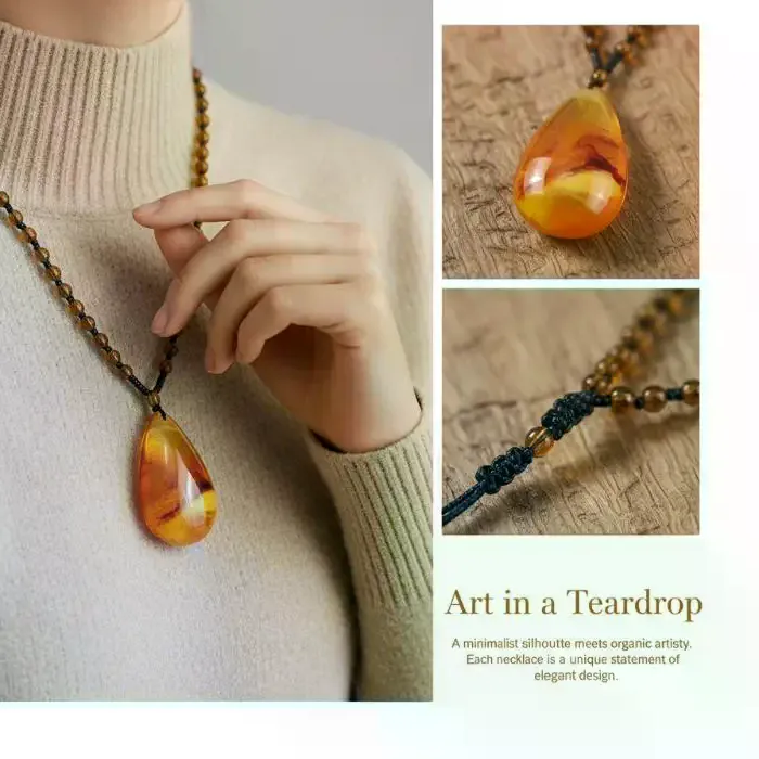 Authentic Solar Essence: The Sun-Drenched Amber Talisman