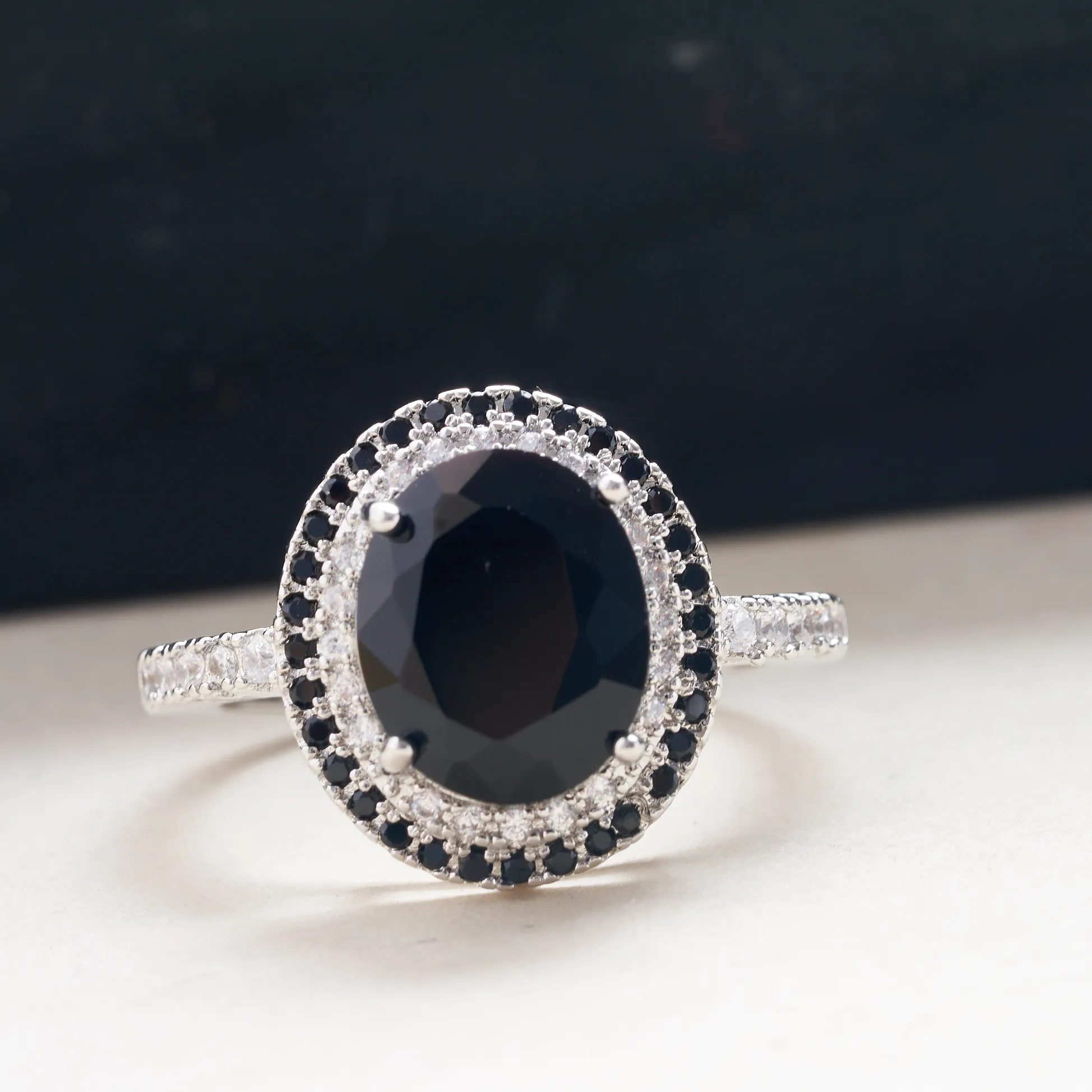 Authentic The Cella City Obsidian Circle Sterling Silver Talisman