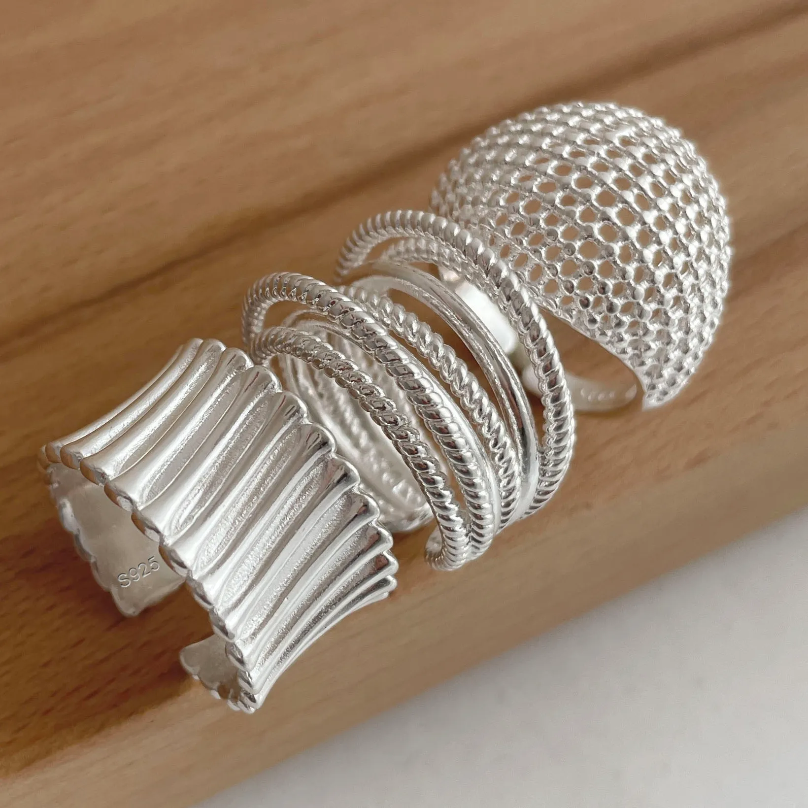Authentic The Eternal Bond Sterling Silver Interware Ring