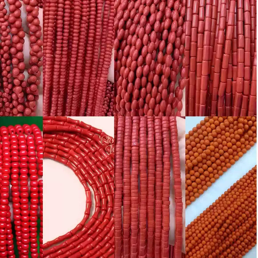 Authentic The Mystical Red Coral Chip Drum Beads Unlocking Ancient Wisdom And Protection