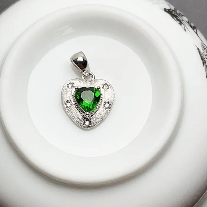 Authentic Radiant Verdant Harmony: The Diopside, Peridot, and Rose Quartz Talisman