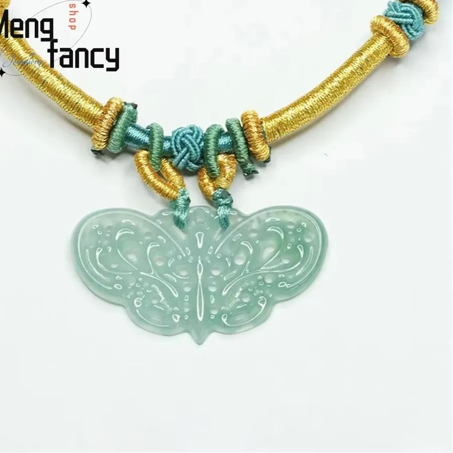 Authentic Jadeite Butterfly of Serenity <br> A Celestial Emblem of Healing