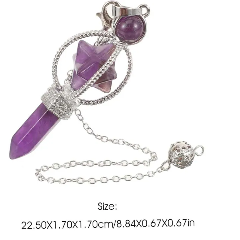 Authentic The Merkaba Amethyst Sceptre: A Conduit for Celestial Divination