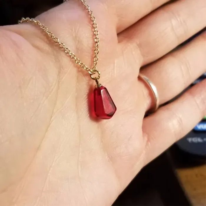 Authentic Mystic Pomegranate Seed Pendant – Sacred Seed of Abundance