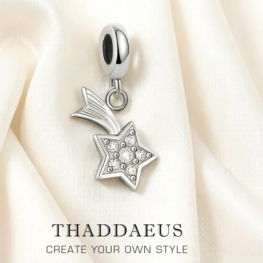 Authentic The Celestial Trailblazer: 925 Sterling Silver Shooting Star Talisman