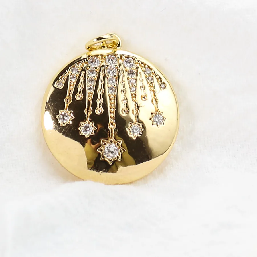 Authentic Celestial Zodiac Coin and Shooting Star Golden Talisman