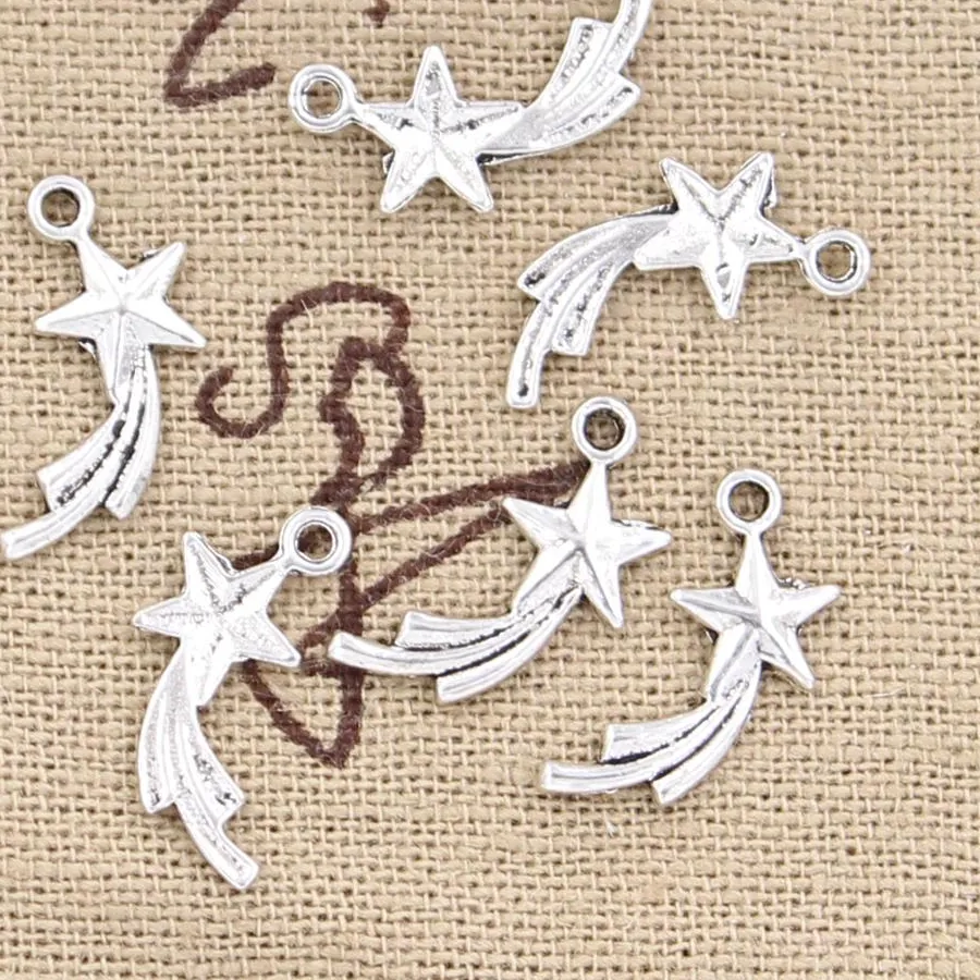 Authentic Stellar Protection: 100 Shooting Star Charms to Attract Celestial Good Fortune
