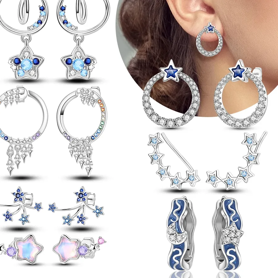 Authentic Celestial Guardian: Shooting Star Unicorn Stud Earrings