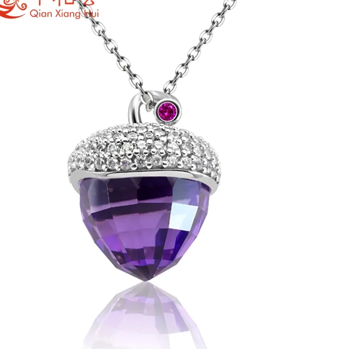 Authentic The Amethyst Acorn: A Talisman of Abundant Growth and Sacred Union