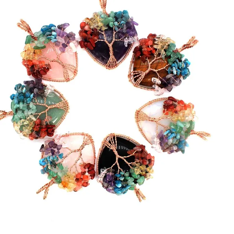 Authentic The Tree of Life Heart: A Seven-Chakra Harmonic Resonance Pendant