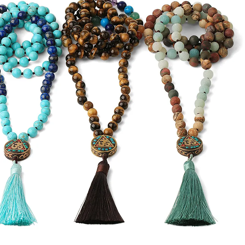 Authentic Sacred Path 108 Bead Mala - Infinite Harmony Chakra Alignment Talisman