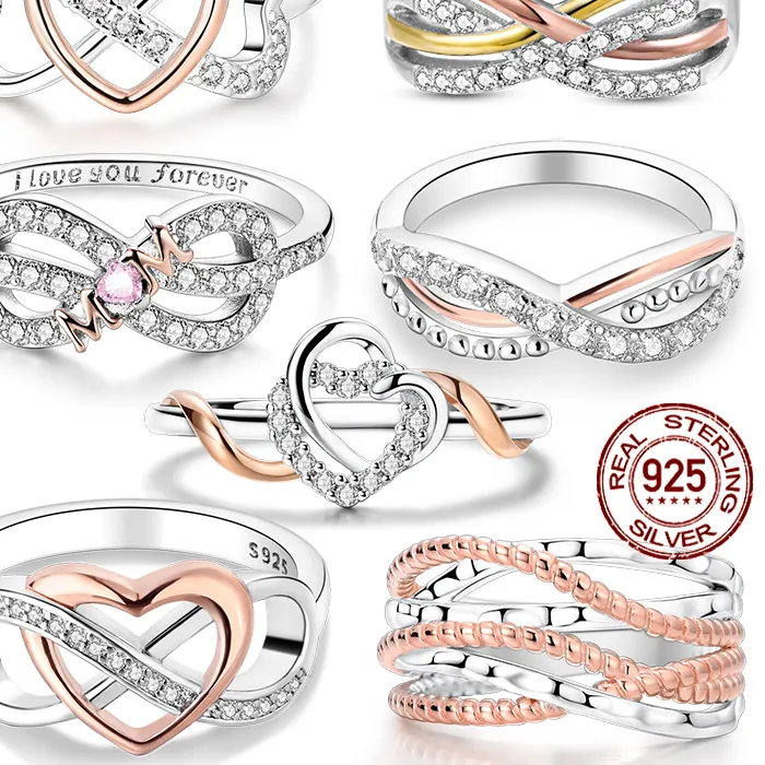 Authentic The Eternal Heart: Rose Gold-Plated Infinity Talisman