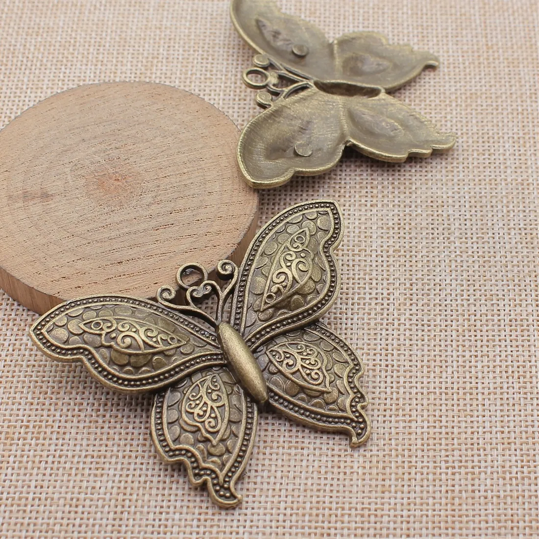 Authentic Butterflies of Transformation: Antique Charms for Spiritual Evolution