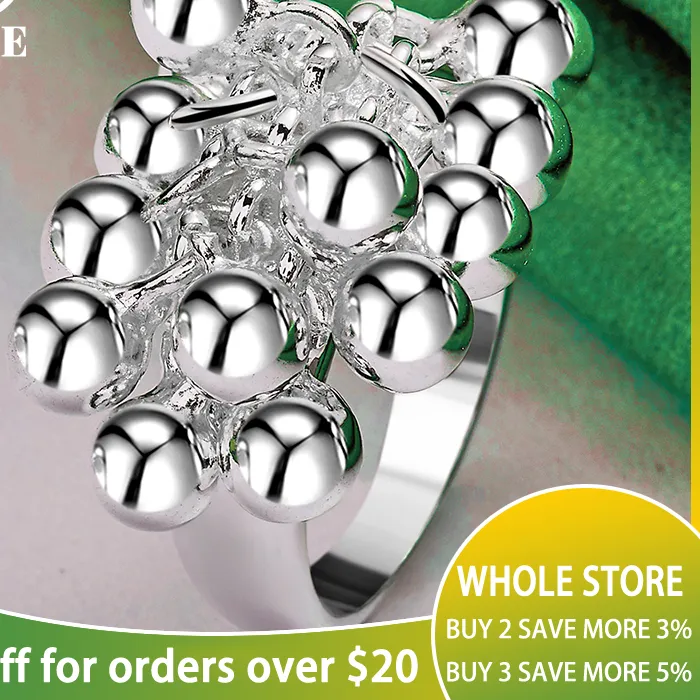 Authentic The Vine Of Abundance Sterling Silver Grape Cluster Ring