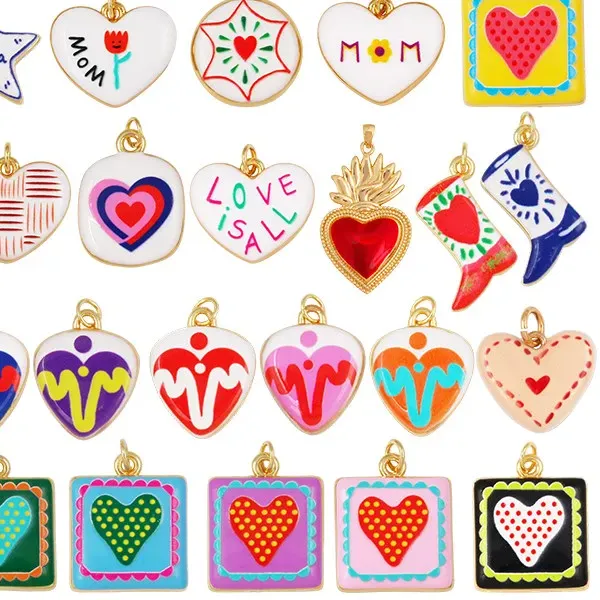 Authentic Twin Heart‑Star Kissed Talisman – Mother's Love & Lucky Letter