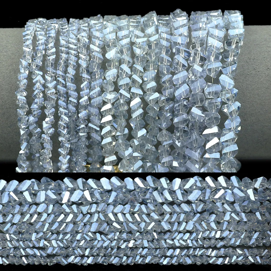 Authentic Celestial Azure Fragments: Triangular Crystal Vessels of Clarity
