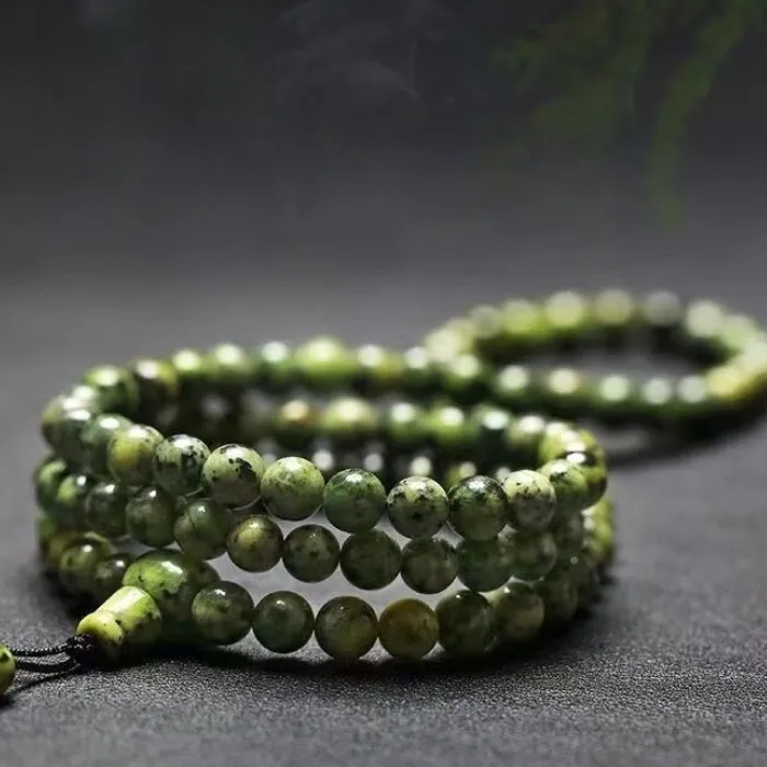 Authentic Tibetan Jade Amulet: Harmony of the Elements