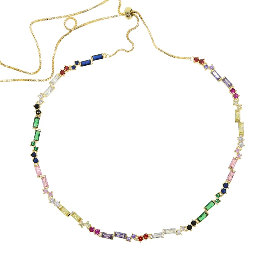 Authentic Ankh Rainbow: 5mm Iced Out Tennis Chain for Life's Radiant Journey