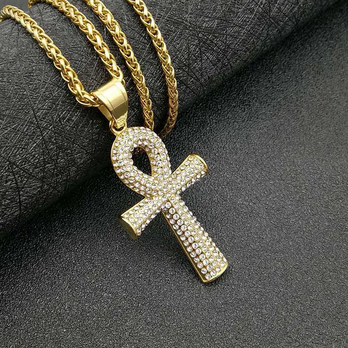 Authentic Ankh Of Eternal Life A Gold Sacred Cross Pendant Of Resurrection
