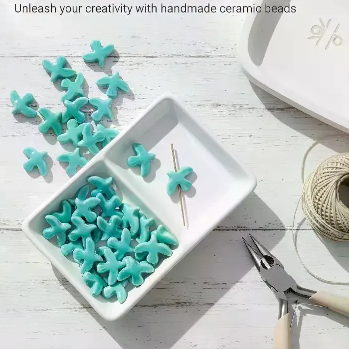 Authentic Harbingers of Harmony: Ceramic Dove Beads for Sacred Adornment