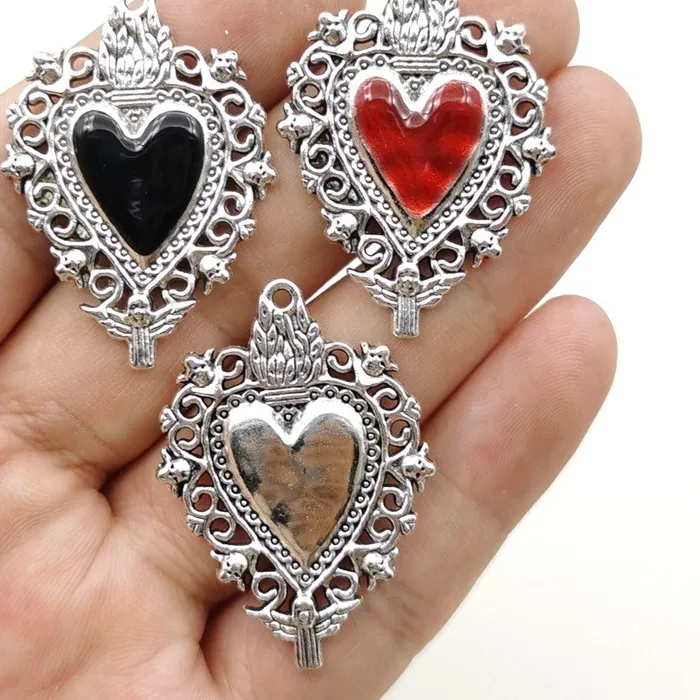 Authentic Sacred Heart Reliquary Talismans