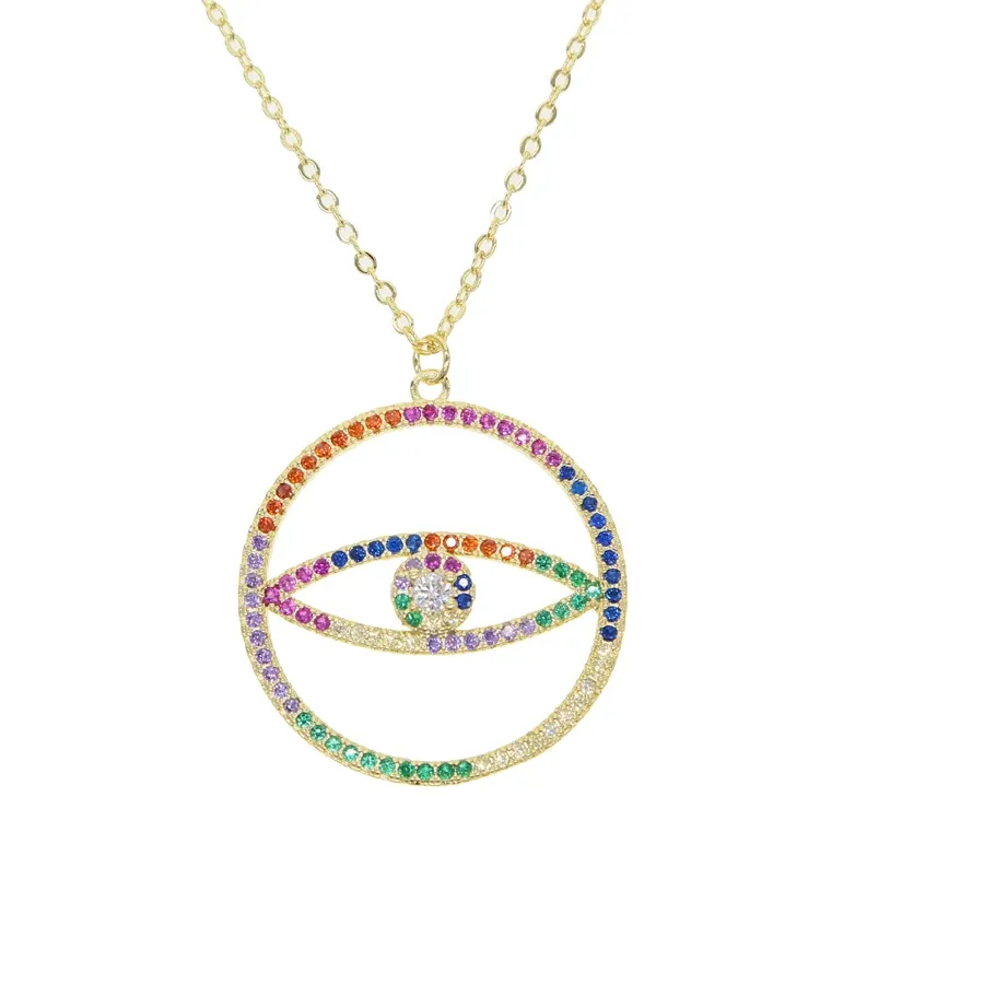 Authentic Guardian of Fortune: Rainbow Evil Eye Coin of Protection