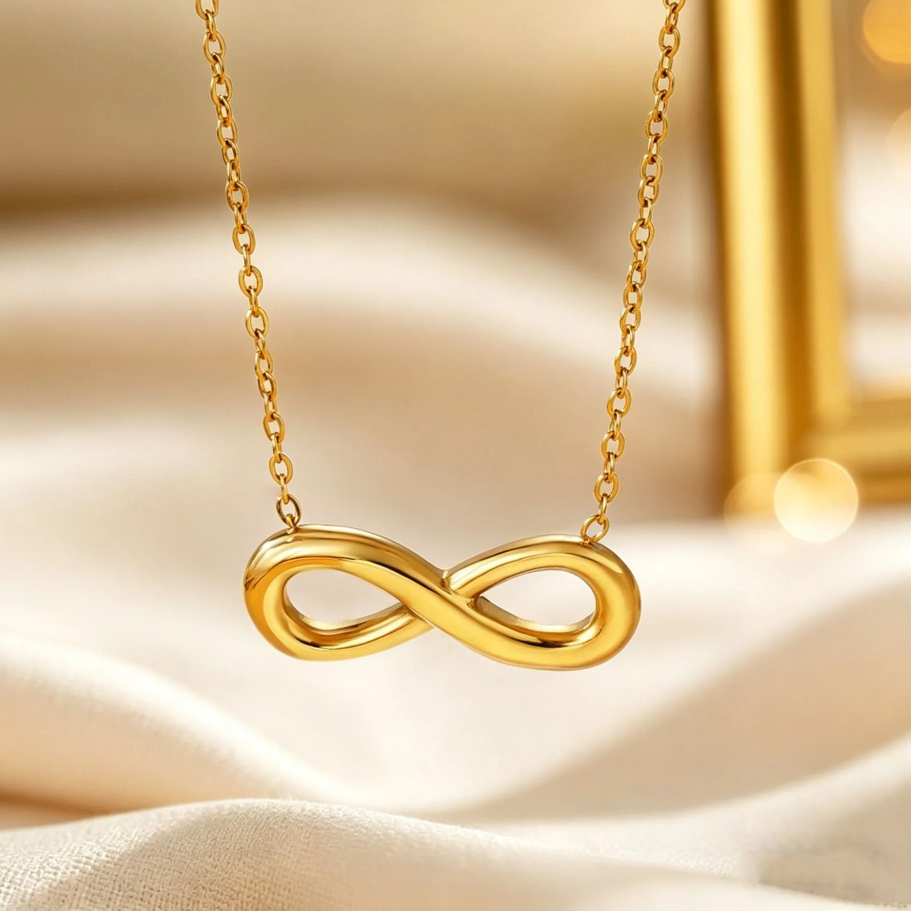 Authentic The Eternal Loop: Golden Infinity Talisman
