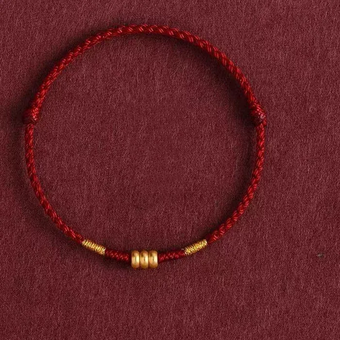 Authentic The Crimson Thread of Destiny: Handwoven Solstice Talisman