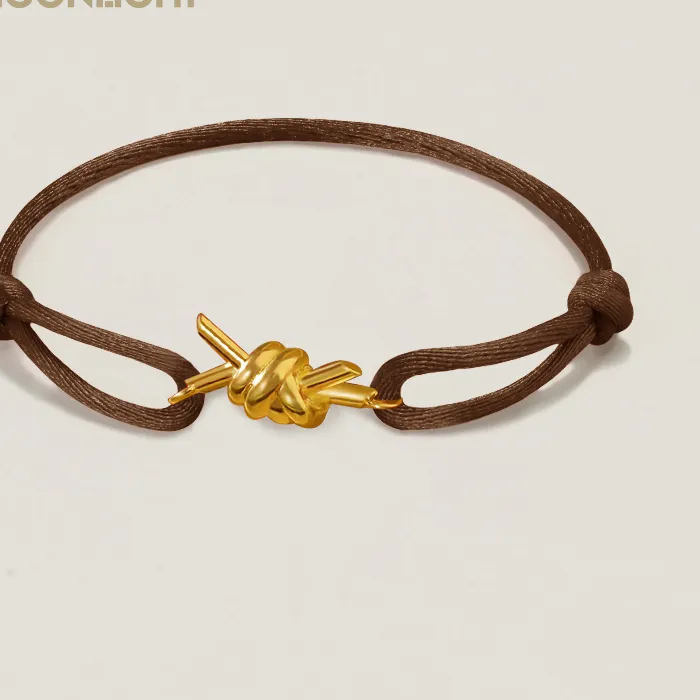 Authentic Classics Brand KNOT Charm Bracelet For Women Lucky Red Silk Rope Adjustable Bracelets Femme Girls Jewelry