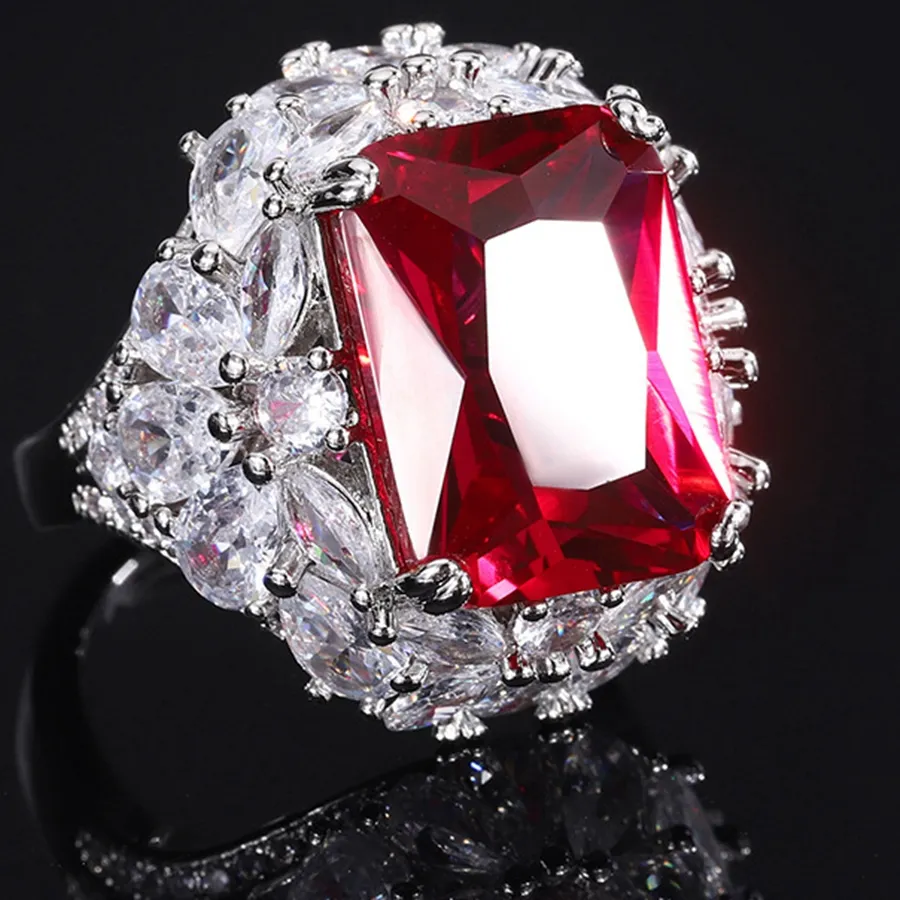 Authentic The Sovereign Heart: Emerald and Ruby Radiance Talisman Ring