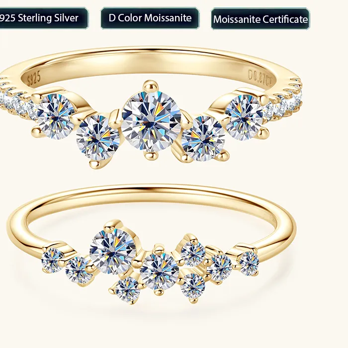 Authentic The Starlight Cluster Ring of Eternal Promise