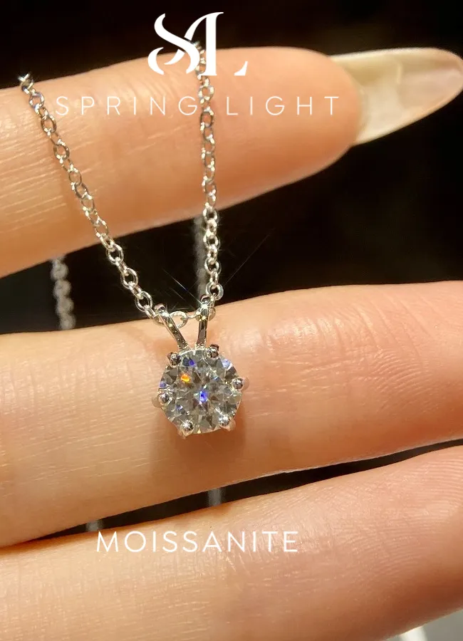 Authentic Celestial Starlight Moissanite Amulet - Sacred Union Gold-Plated Silver Talisman
