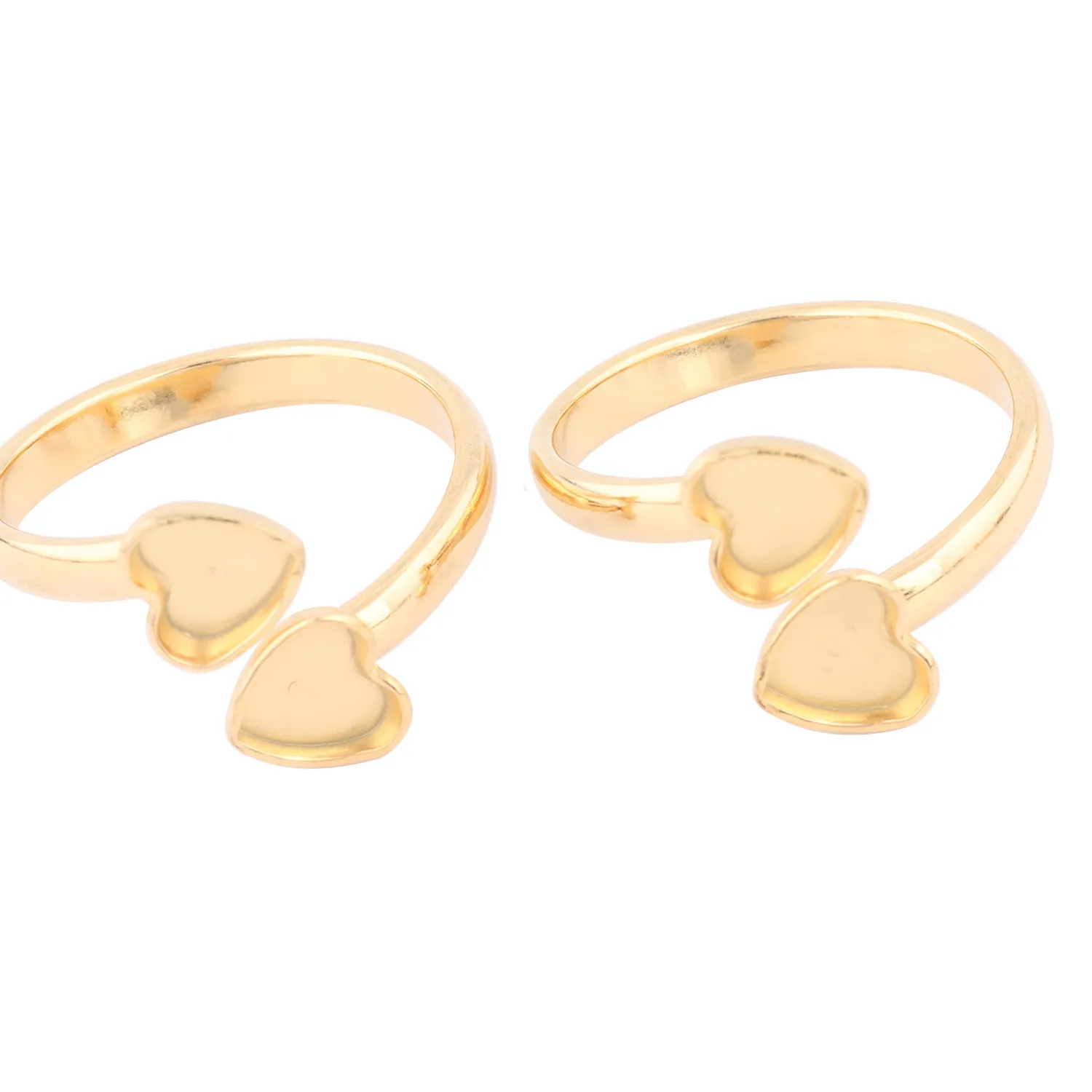 Authentic Heartfelt Protection: 10 Gold Plated Ring Blanks