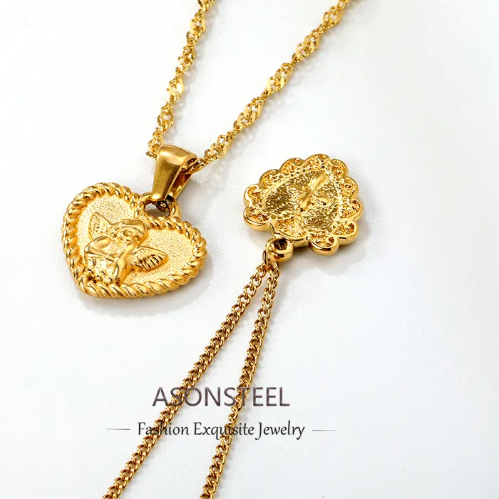 Authentic The Celestial Heart: Golden Angelic Talisman of Eternal Devotion