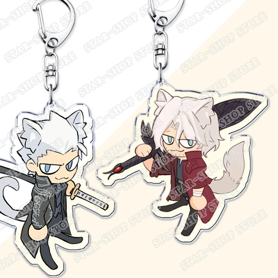 Authentic Chibi Demon Hunter Gold- Plated Guardian Keychains
