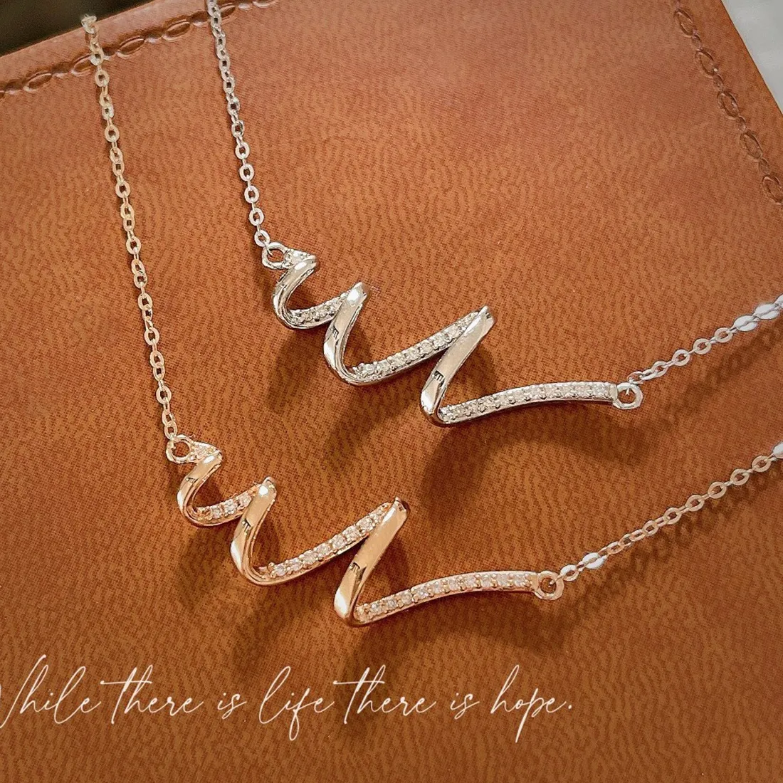 Authentic European Popular 925 Silver Zircon S Shape Curve Choker 18K Rose/White Gold Snake Serpent Chain Necklace Ophidian Fine Jewelry