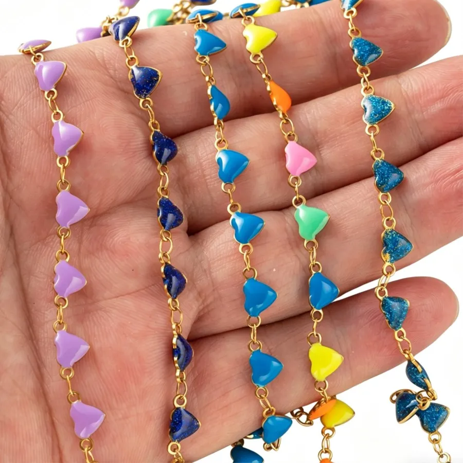 Authentic Amorous Heartbeat of Love: Stainless Steel Chain of Devotion