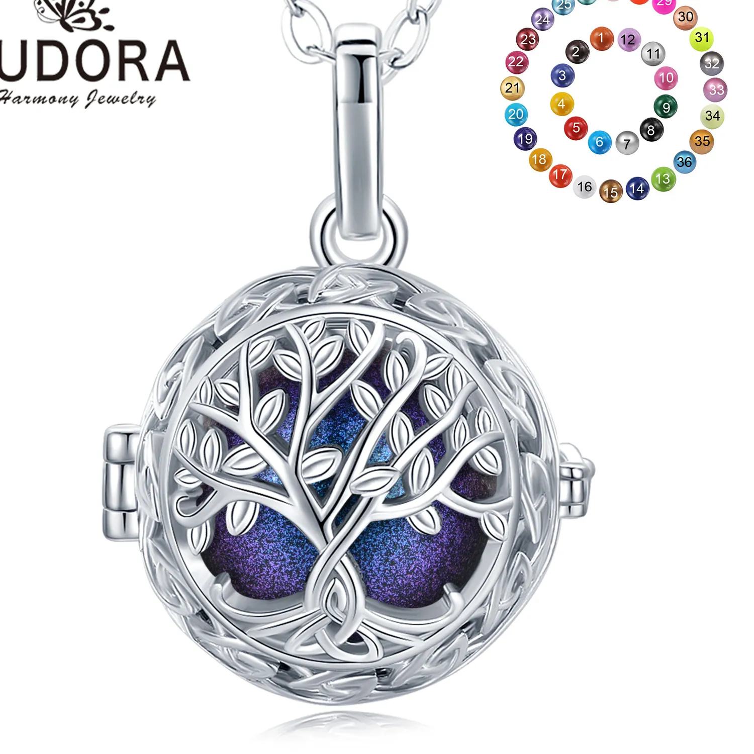 Authentic Sacred Tree of Life Harmony Chime - Celestial Pregnancy Bola and Angel Caller Talisman