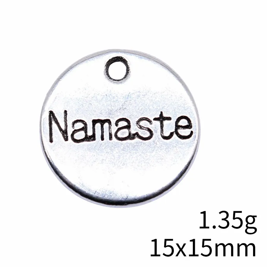 Authentic Namaste Sacred Geometry Talismanic Charms