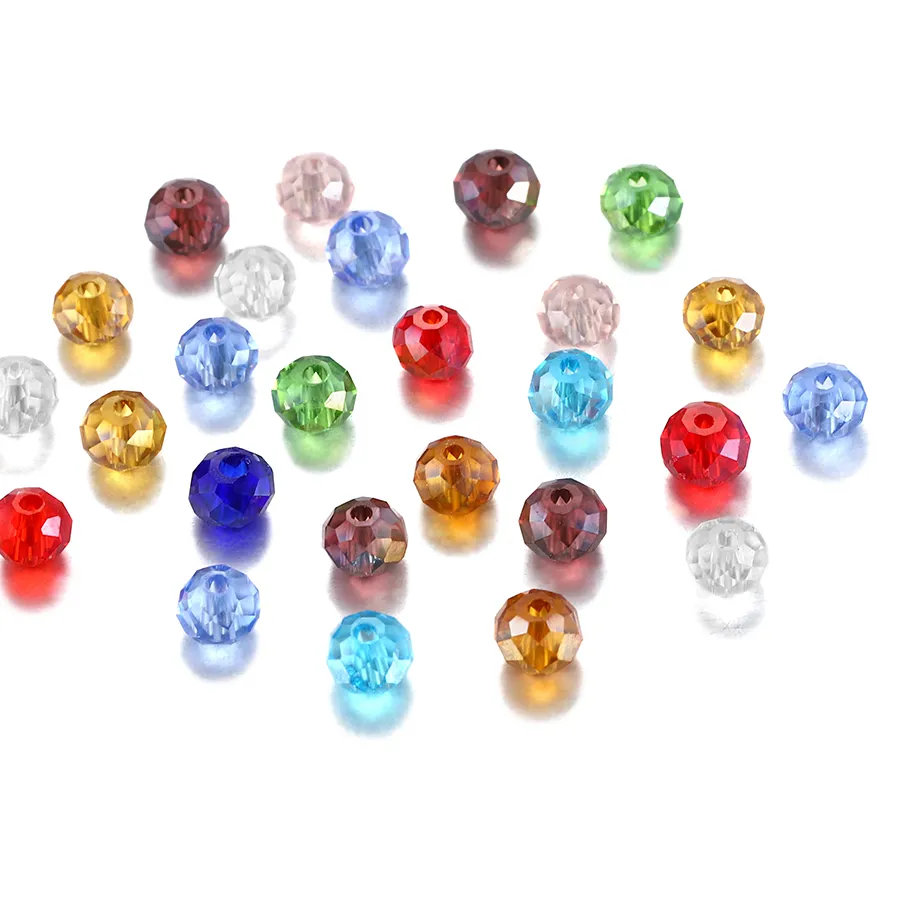 Authentic Prismatic Orbs of Infinite Light: Faceted Crystal Spirit Beads