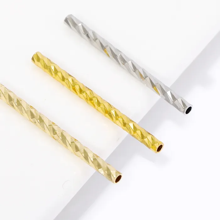 Authentic Golden Pillars of Prosperity: Sacred Spacer Beads