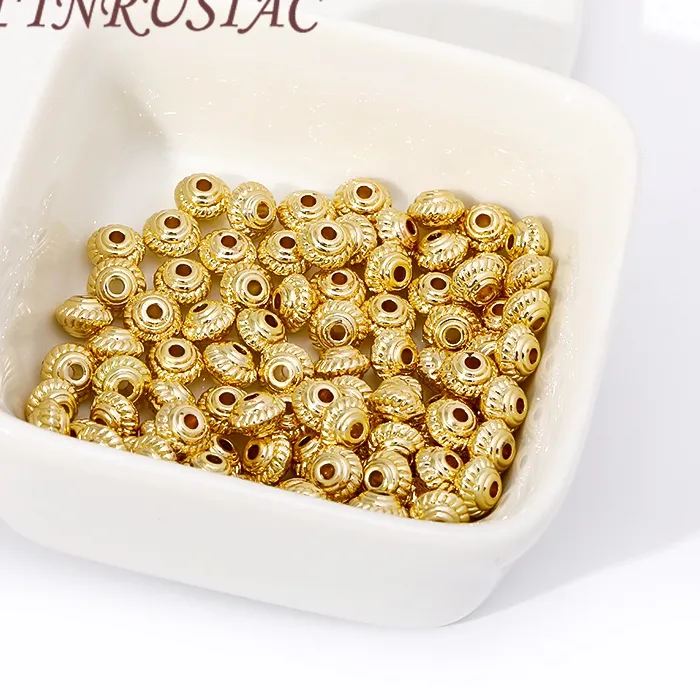 Authentic Celestial Gold Spacers: Vessels of Infinite Harmony