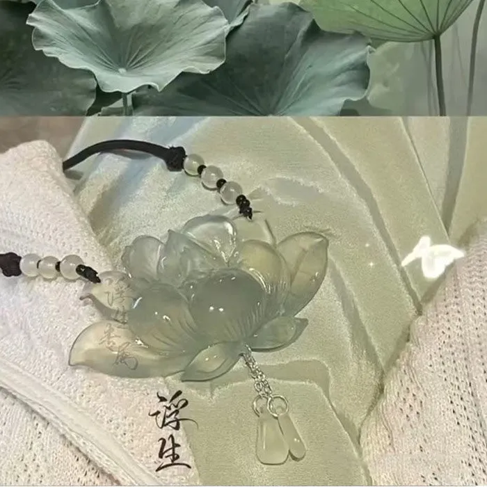 Authentic Sacred Lotus Blooms in Ancient Elegance