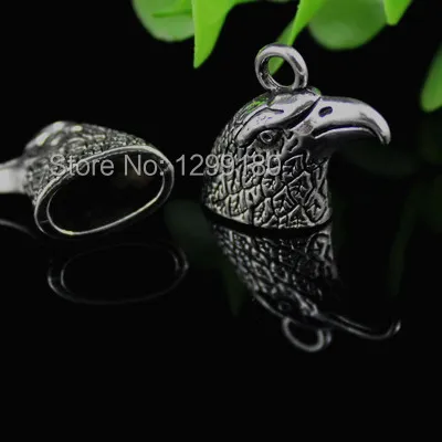 Authentic Fit 7x13mm Cord Crimp End Caps Buckle Tips for Necklace Bracelet Ropes Cords Connectors Eagle Clasp 20x22mm 10pcs K00519