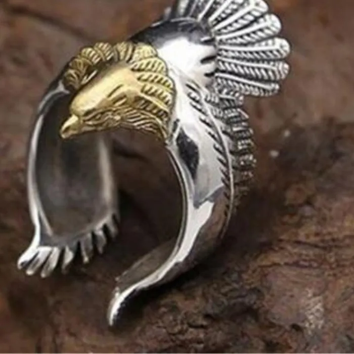 Authentic The Golden Talon Sovereign Ring of the Celestial Eagle