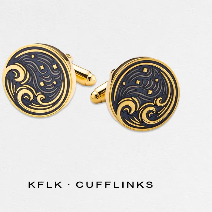 Authentic KFLK Jewelry Galaxy Shirt Cufflink For Mens Brand Cuff link Wedding Women man Button High Quality New Arrival