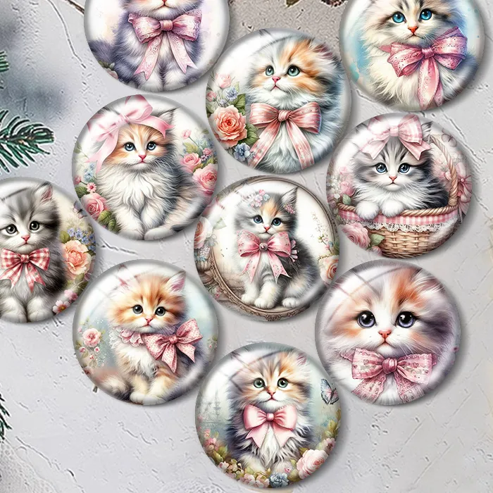 Authentic Whispers of Innocence: Protective Kitten Charm