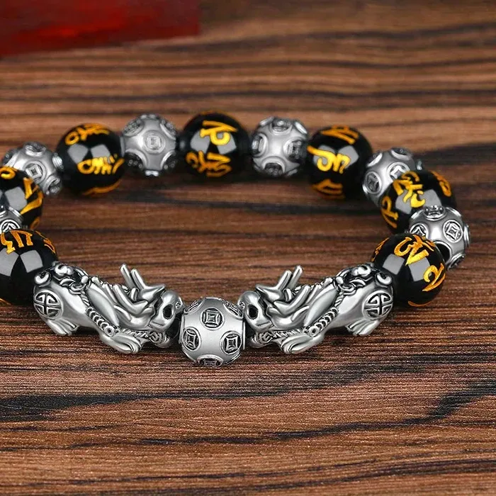 Authentic Pixiu's Blessing: Obsidian Guardian of Prosperity